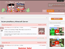 Tablet Screenshot of itsjerryandharry.com